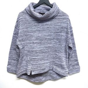 Anthropologie Saturday Sunday Funnel Neck Space Dye Sweater Women's Size S